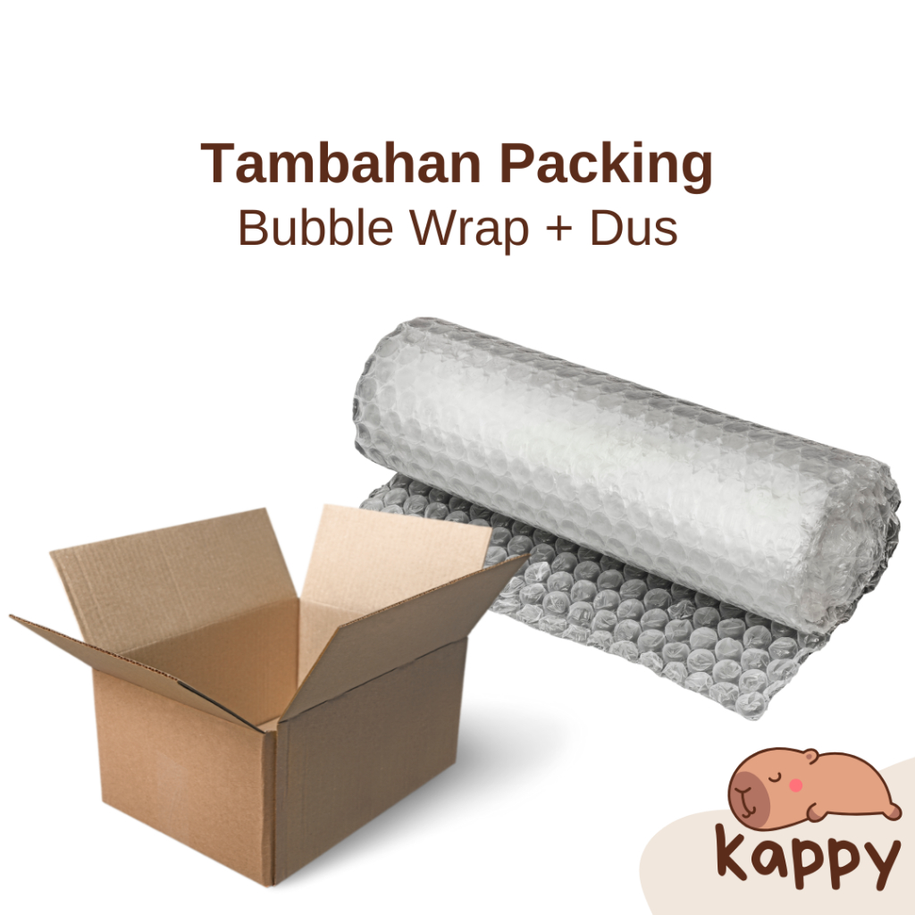 

Tambahan Packing Bubble Wrap + Dus