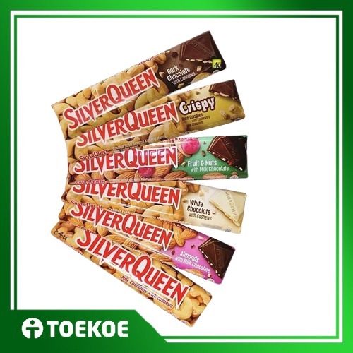 

TOEKOE Coklat Silverqueen All Varian 68g