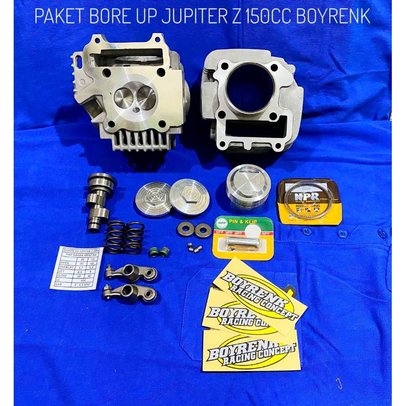 PAKET BORE UP JUPITER Z VEGA R NEW 5TN 5TP 130CC/150CC-BOYRENK
