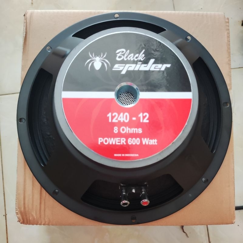 Speaker Black Spider 12" inch 1240
