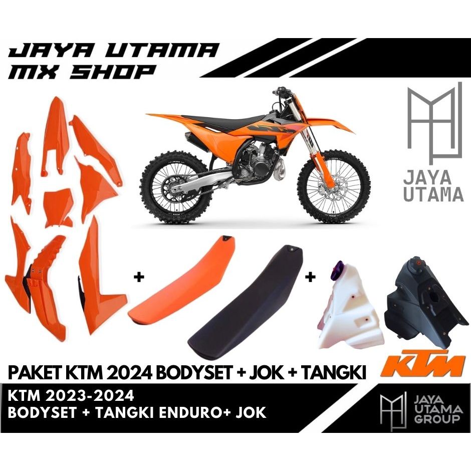 BODY FULL SET KOMPLIT KTM 250 450TAHUN 2024 2025 EXC | Bodyset Tangki Jok