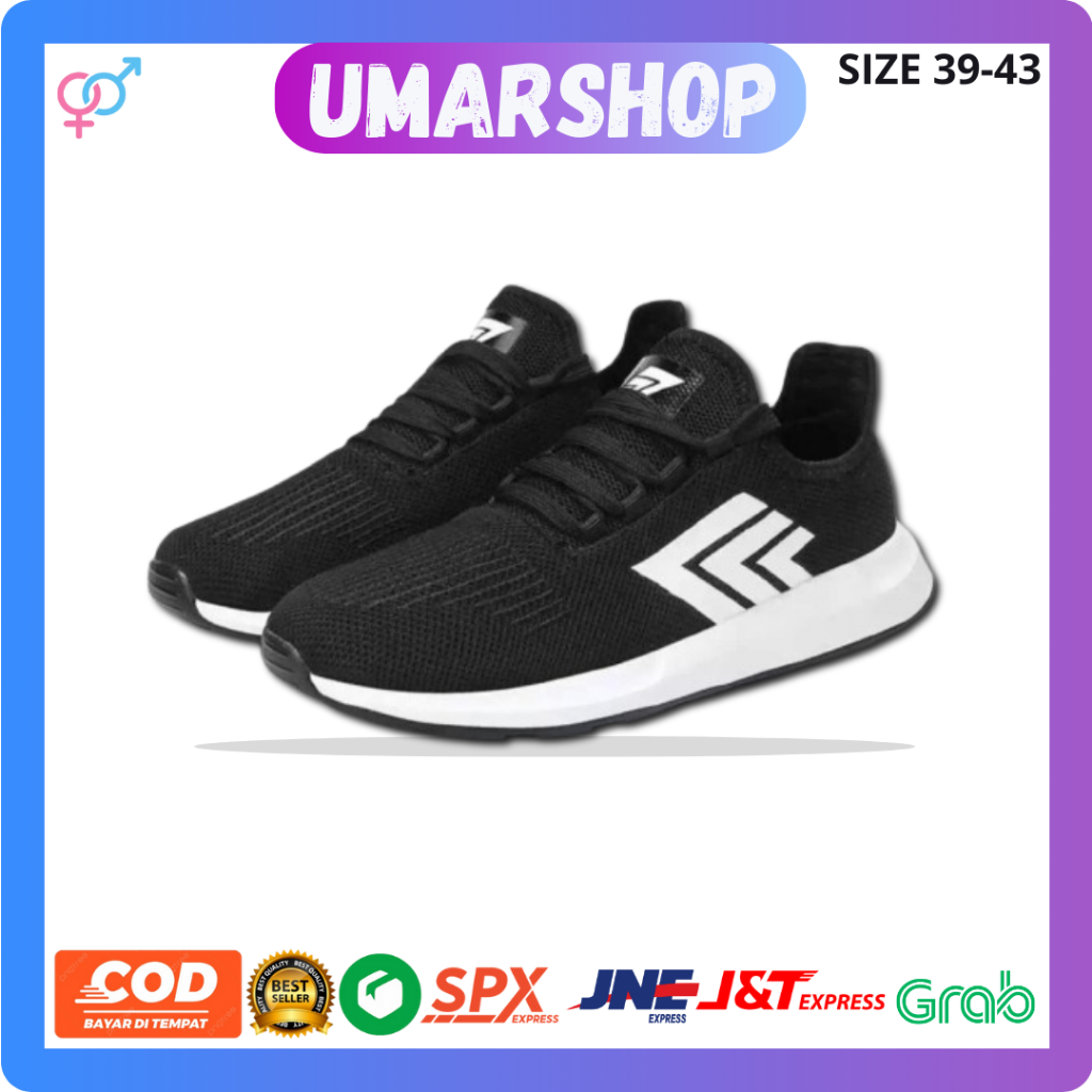 Sepatu Sneakers Sneker Casual Santai Olahraga Sport Joging Jogging Lari Sekolah Murah Original Keren