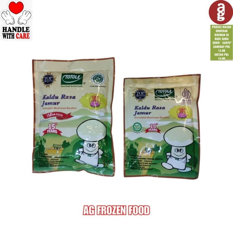 

Totole Kaldu Jamur 80/200 gram