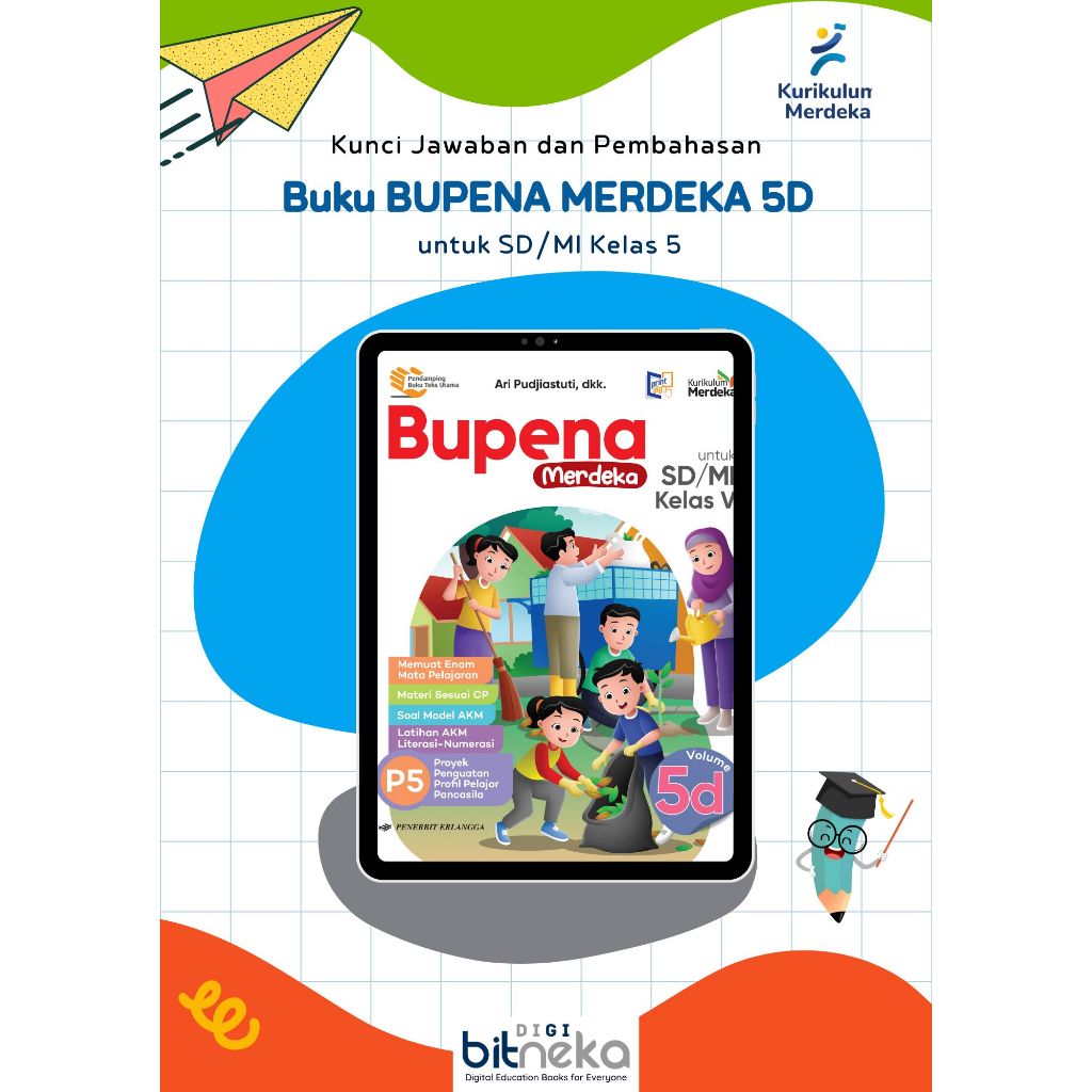 Kunci Jawaban Buku BUPENA SD/MI Kelas 5D Kurikulum Merdeka-Erlangga