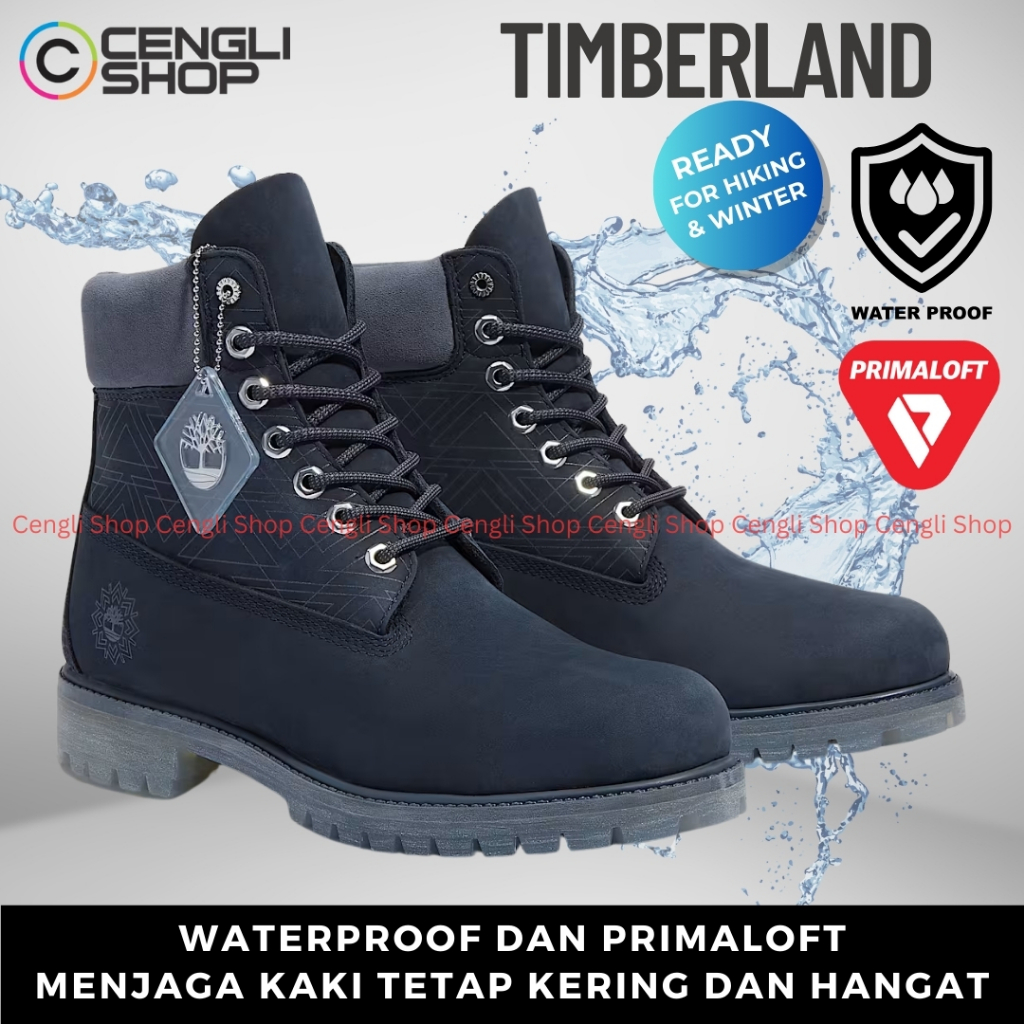 SEPATU BOOT PRIA TIMBERLAND ORIGINAL CASUAL KULIT ASLI BRANDED TM09