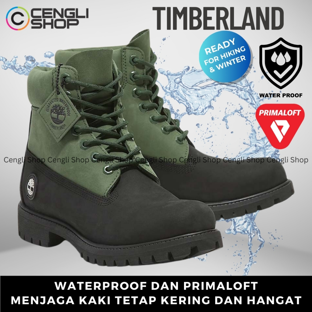 SEPATU BOOT PRIA TIMBERLAND ORIGINAL CASUAL KULIT ASLI TERBARU TM11