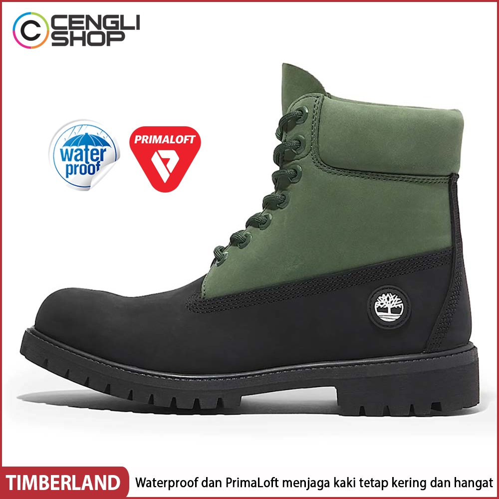 SEPATU TIMBERLAND BOOT PRIA ORIGINAL BOOTS KULIT ASLI ORI WATERPROOF PRIMALOFT HIKING WINTER TM11