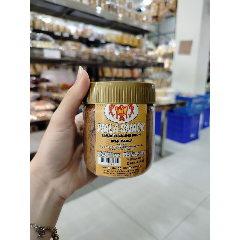

Sambelingkung abon ikan kakap khas Bangka, 150gr toples