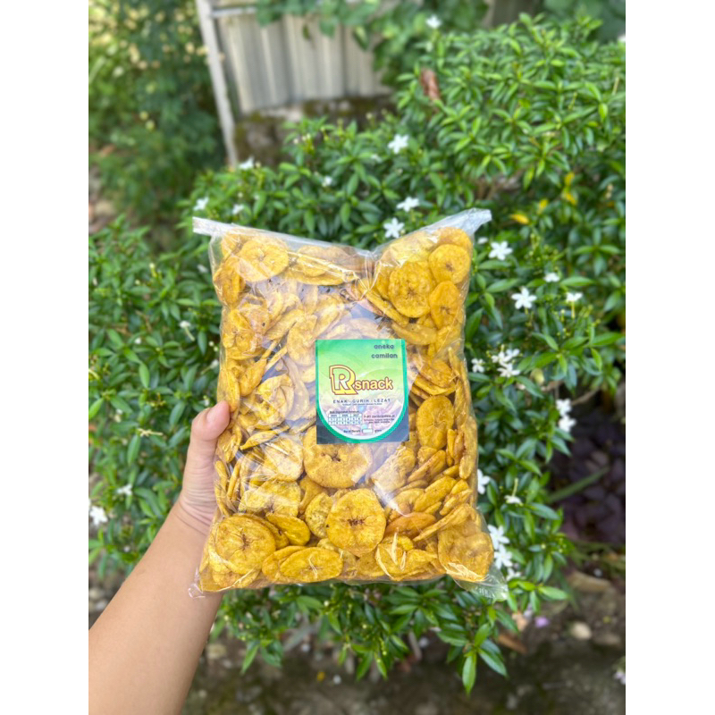 

Pisang agung koin rasa nangka 250gr,500gr,1kg include bubble wrab