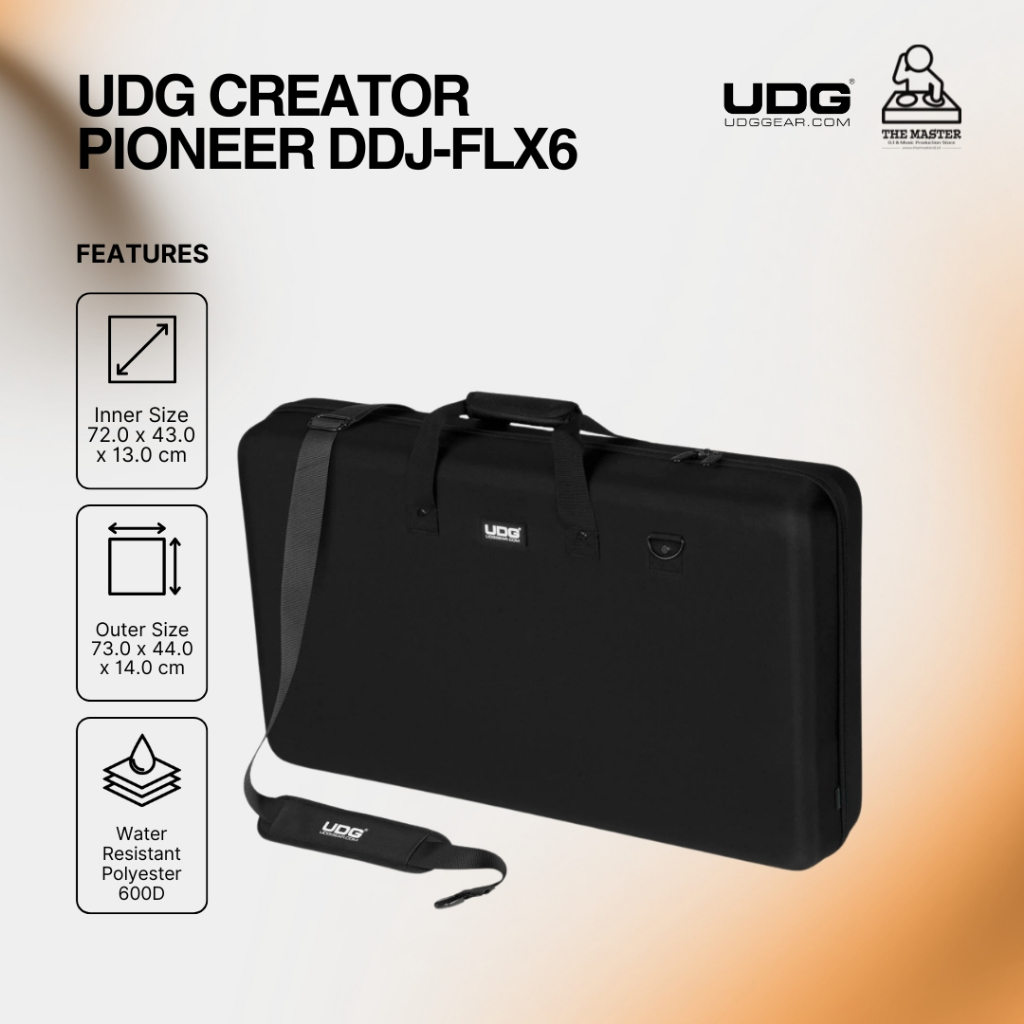 UDG Creator Pioneer DDJ-FLX6 Hardcase DJ Bag Tas Alat DJ
