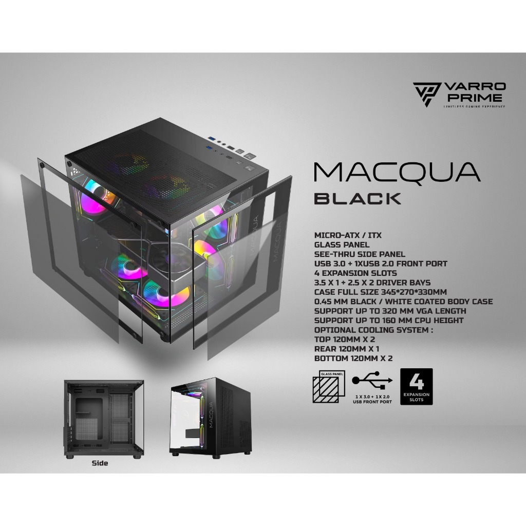 CASING VARRO MACQUA S2 3 FAN