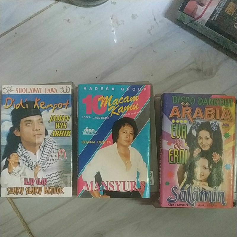 Audio kaset pita Didi kempot/Mansyur/Disco Arab
