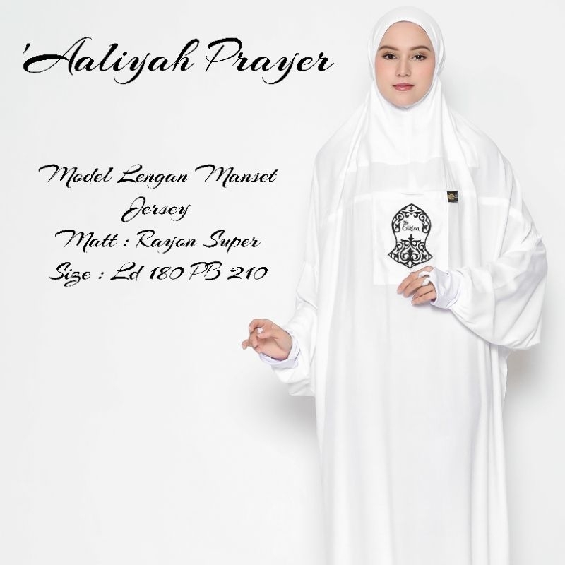 Mukena 'Aaliyah by elkisa/mukena Manset/Mukenna Malaysia/mukena elkisa/mukena 'aaliyah/mukena dewasa