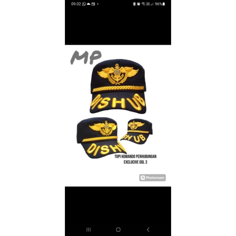 topi komando dishub perhubungan exclucive gol 3