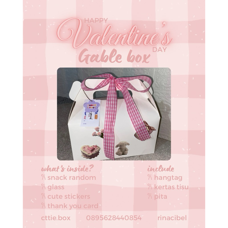 

Gable box | Hampers | Gift box [INCLUDE SNACK]