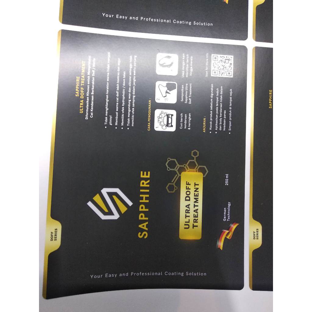 

Sticker Vynil Silver Label Persegi atau Kotak Tahan Air