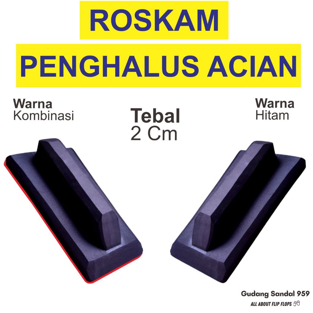 ROSKAM KARET SPON ATI TEBAL 2 CM PENGHALUS ACIAN SEMEN / PENGGOSOK ACIAN BAHAN SPON / BUSA ATI