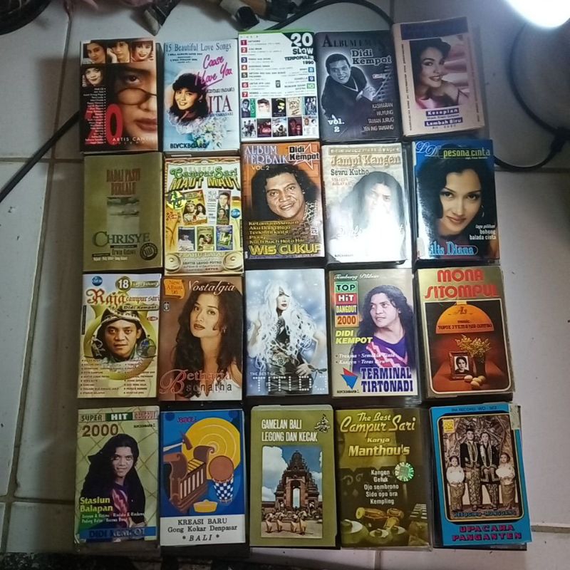 CUCI  STOK  CAMPUR SARI DKK  KASET PITA