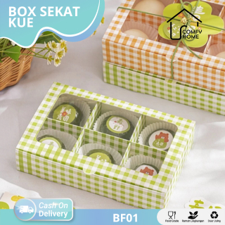 

Box Sekat / Box Kue Sekat / Kotak Kue Sekat / Kotak Mooncake / Box Mooncake / Kotak Mochi I BF01