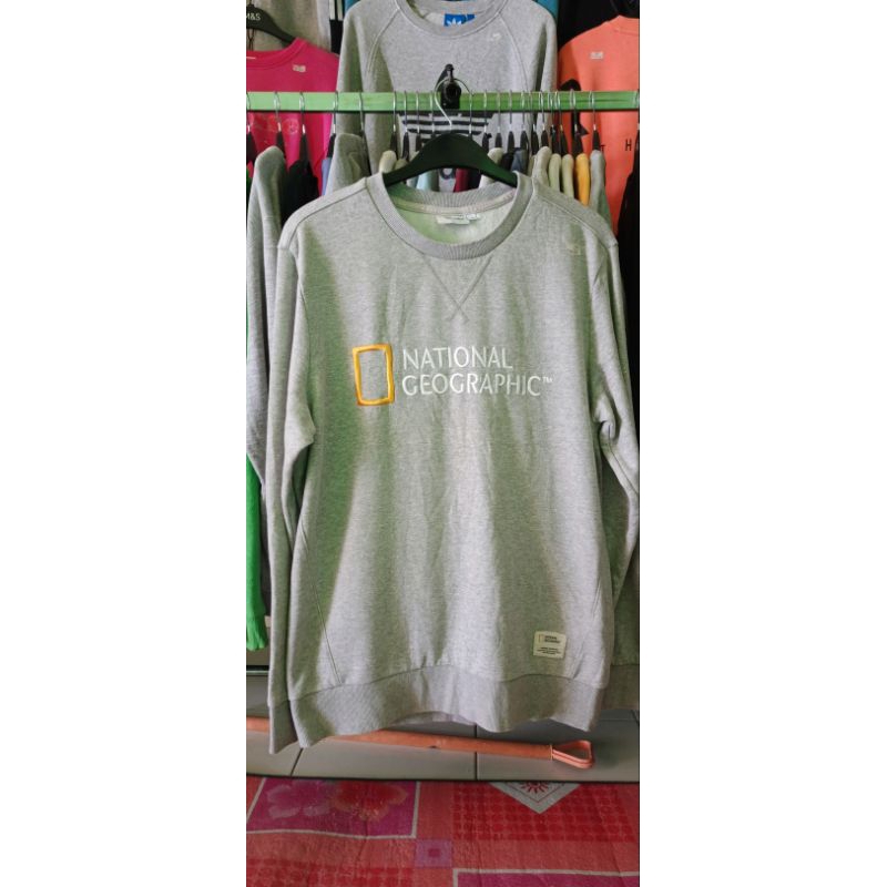 CREWNECK NATIONAL GEOGRAPHICC SECOND ORIGINAL BORDIR