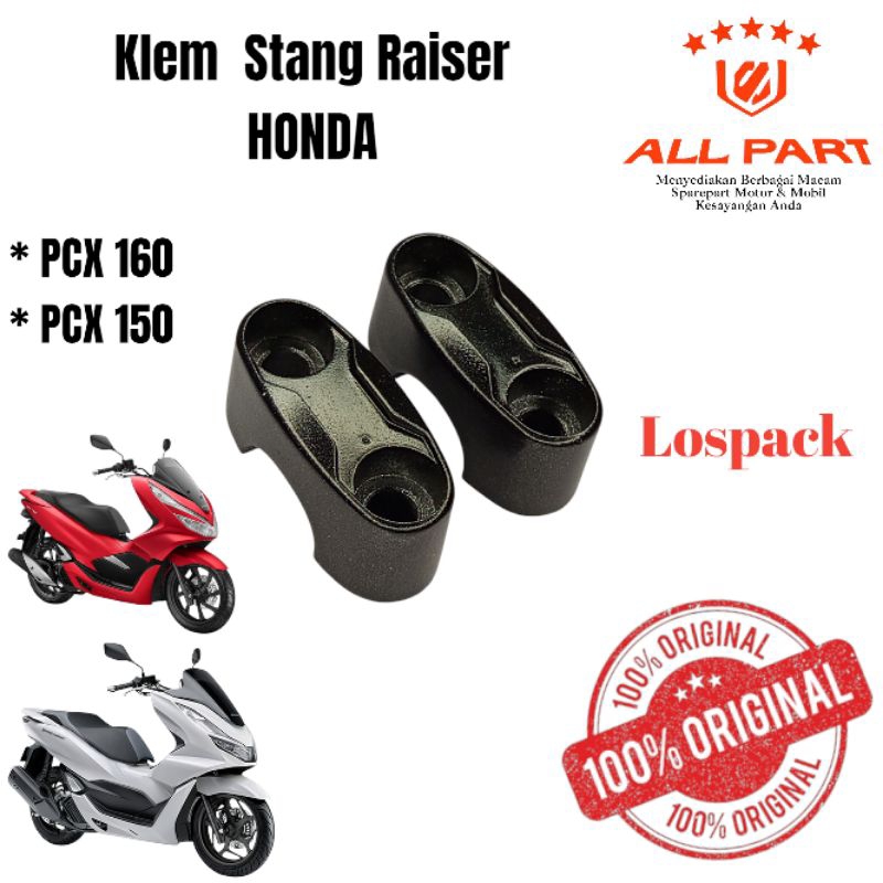 ( ORIGINAL) Klem stang raiser honda PCX 150 PCX 160