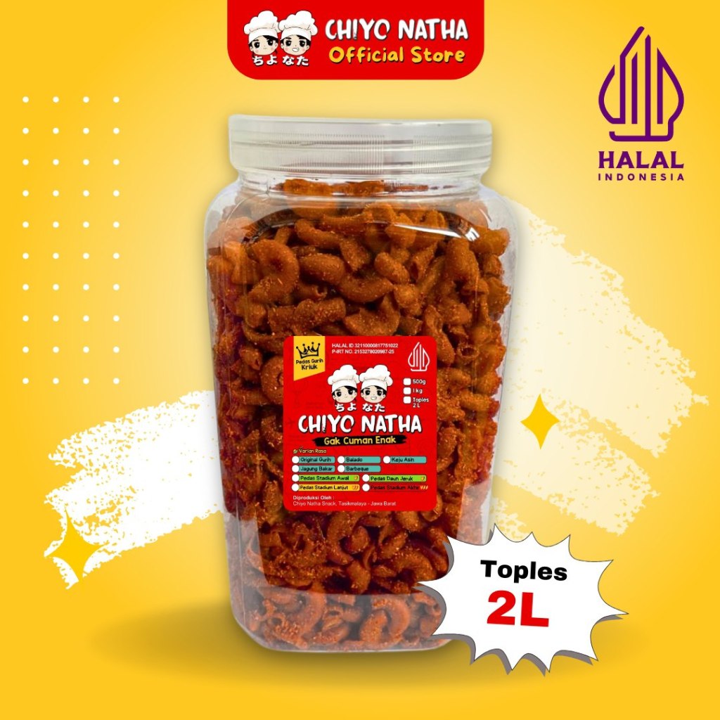 

Makaroni Chiyo Natha Toples 2L 550g