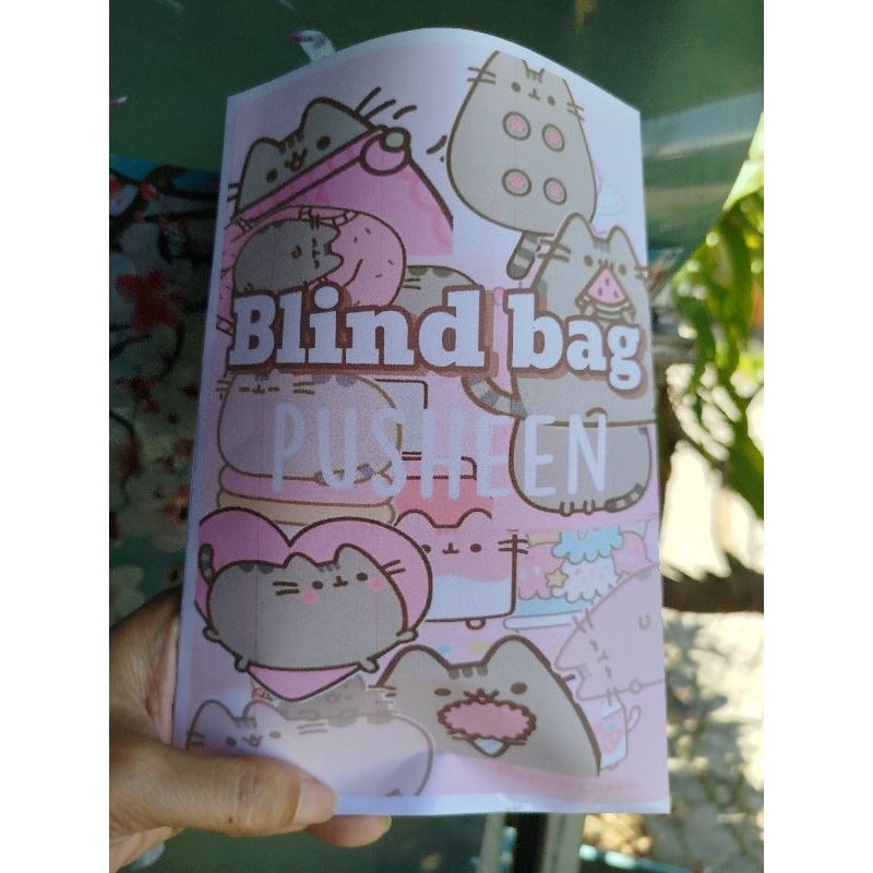 blind bag pusheen squishy paper mainan kertas