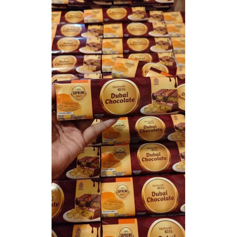 

coklat dubai aslie wendulita,best seller bett...kmsan 80gr