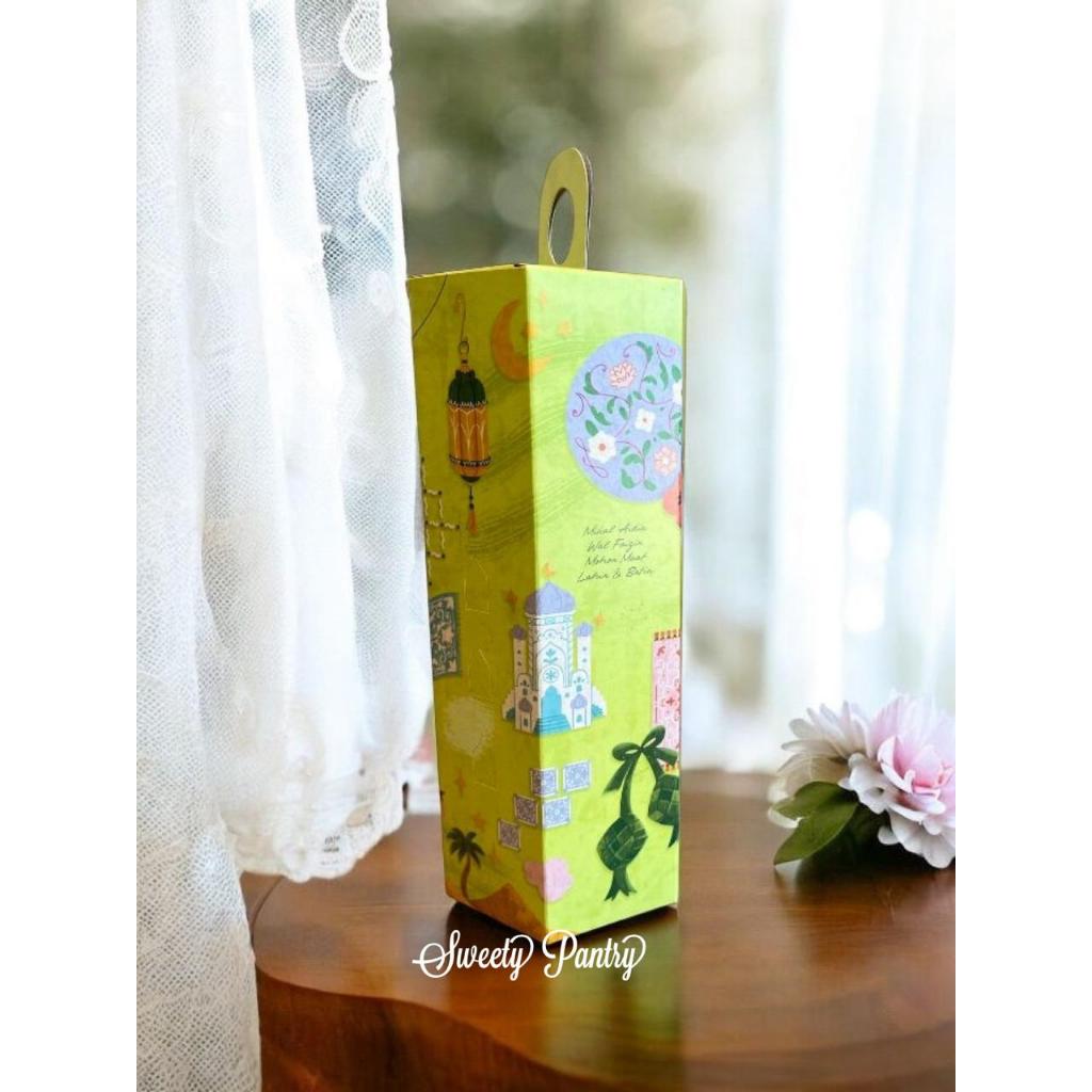 

10PCS - TBIF RIYADH - Box kotak packaging hampers Lebaran dus Toples Jar botol Idul Fitri
