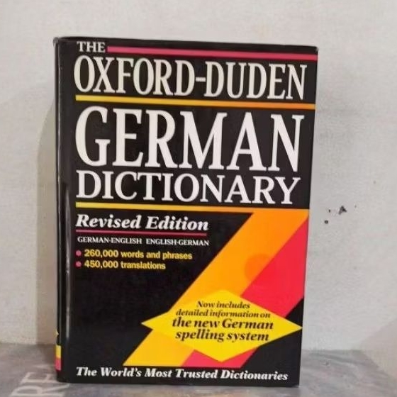 Buku Original THE OXFORD - DUDEN GERMAN DICTIONARY Revised Edition Hard Cover
