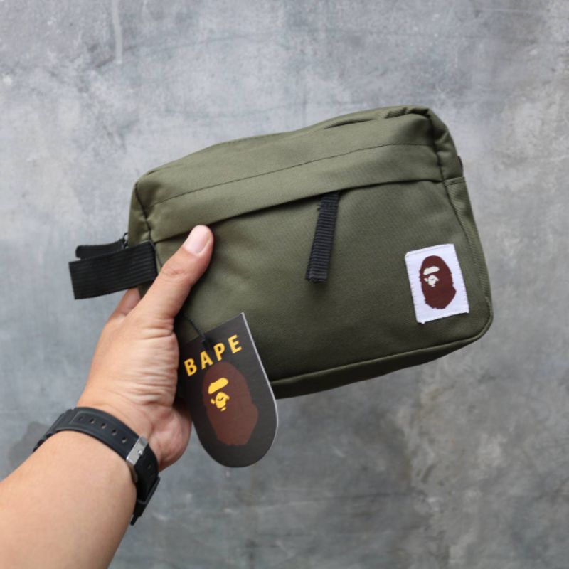 tas clutch pouchbag bape