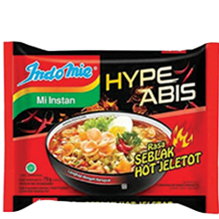 

[5PCS] INDOMIE MIE INSTANT HYPE SEBLAK HOT JELETOT PACK 75GRAM