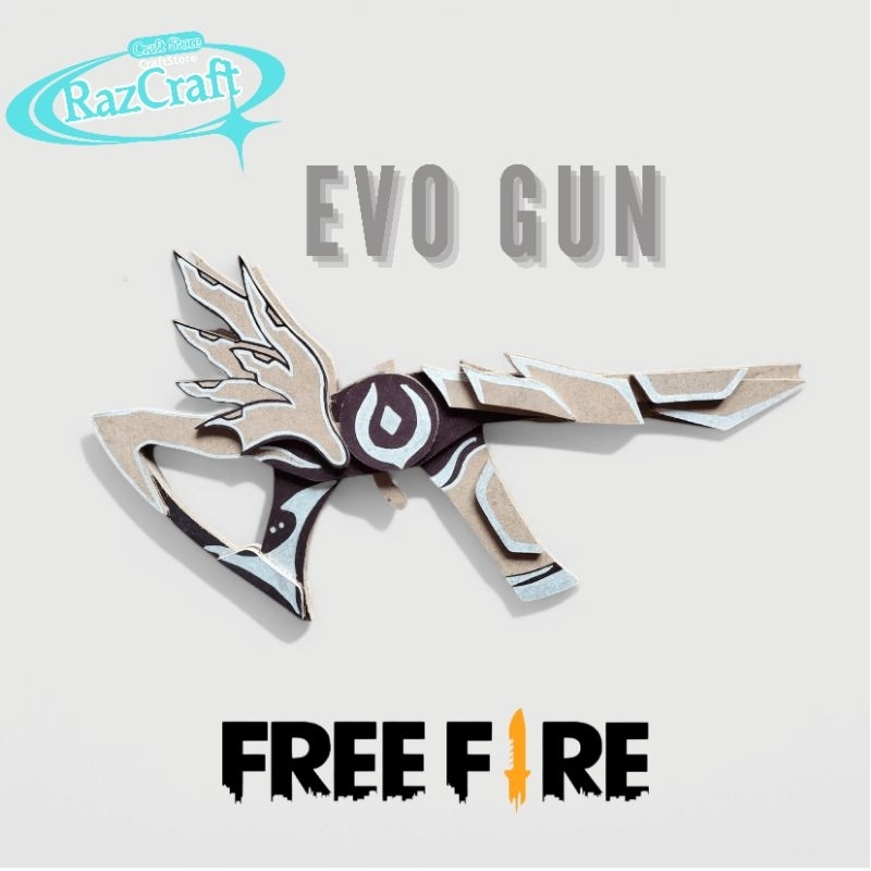 Mainan Anak Shotgun SG Kayu MP5 Evo Gun FreeFire FF Peluru Karet