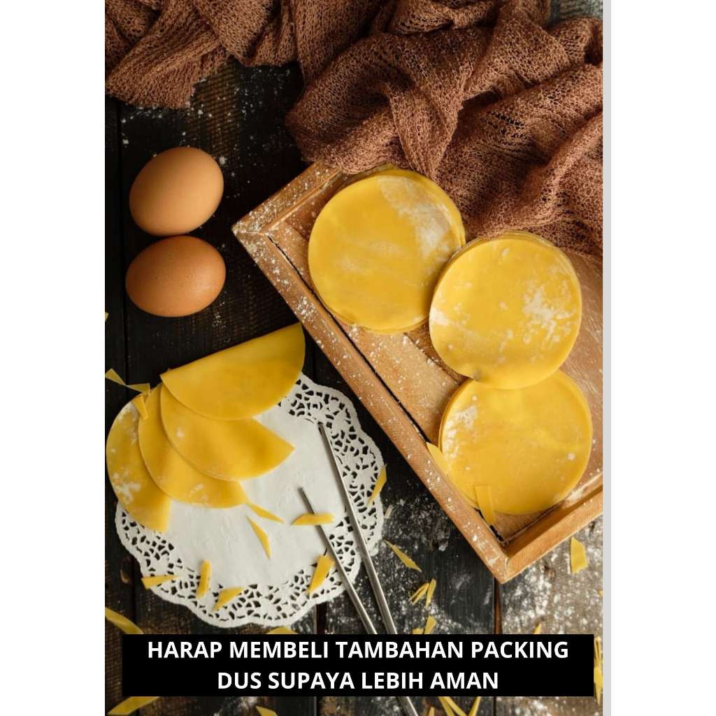 

Kulit Siomay Bulat (Dimsum) 500gram, 80-150 lembar