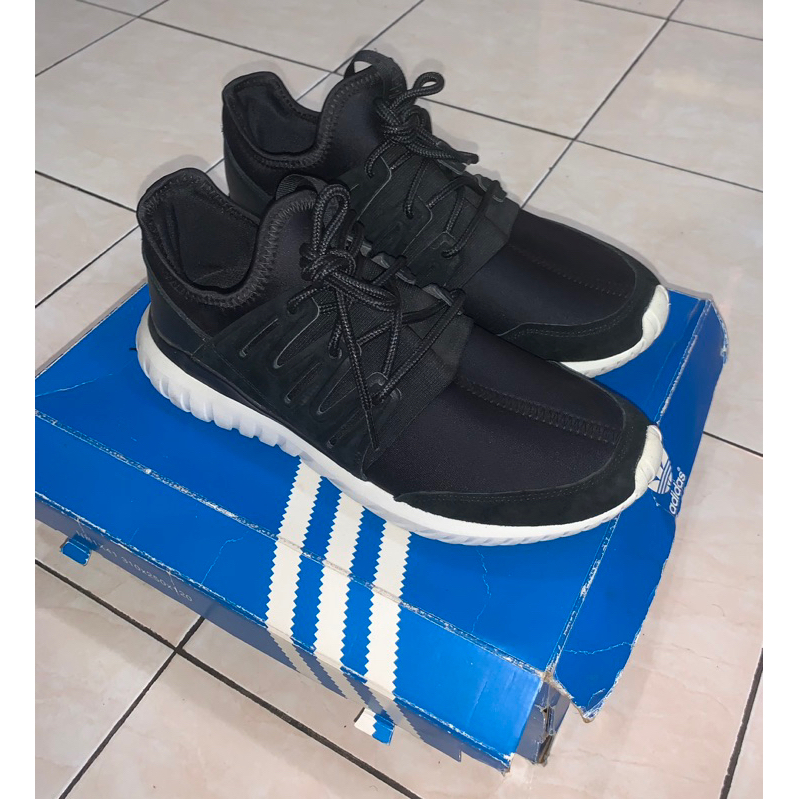 Adidas Tubular Radial Black and White
