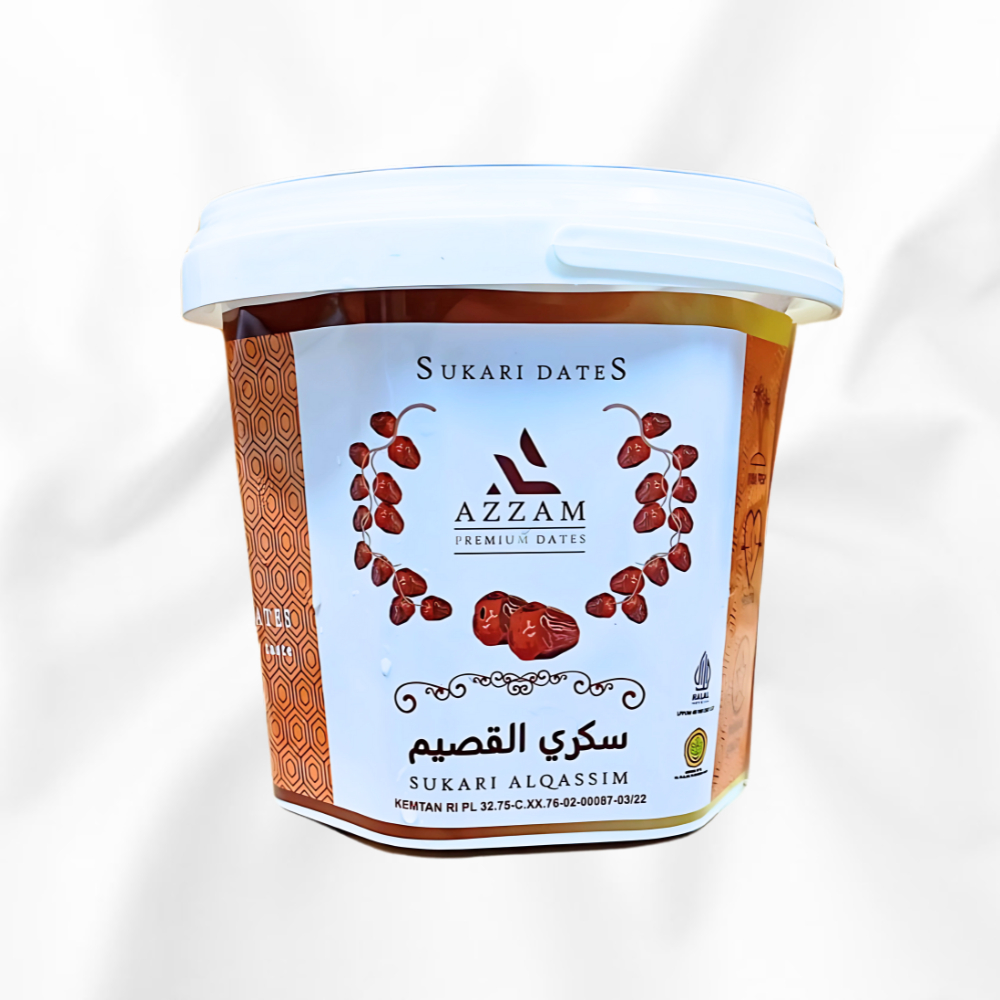 

Kurma Sukari Azzam 850gr Ember | 100% ORIGINAL korma qurma qorma khurma khorma dates kurma sukary sukkary sukarry sukarri sukkari sukari