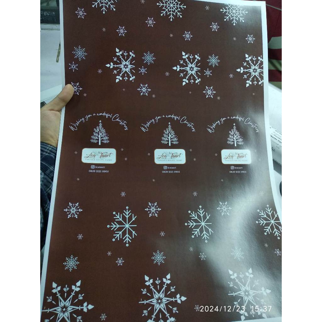 

Cetak Sleeve atau Paper Belt Artpaper 150gsm