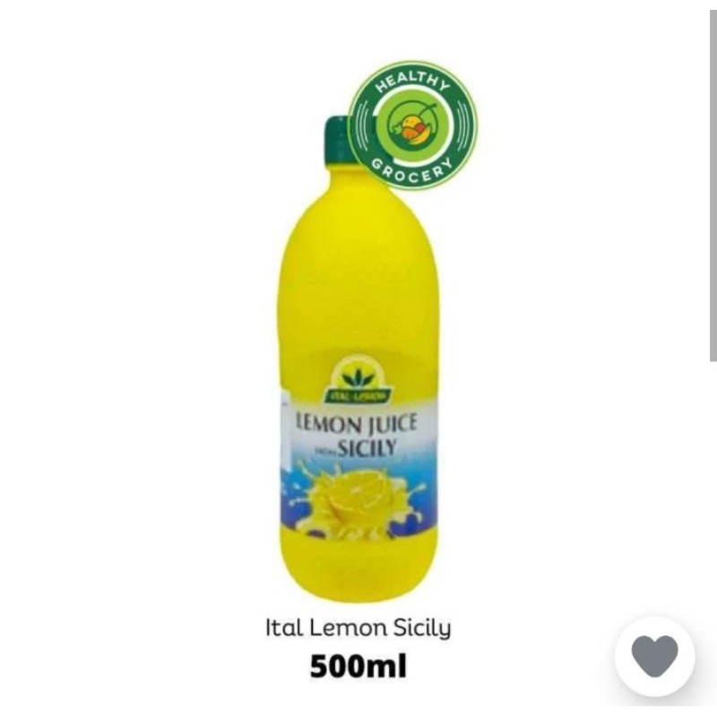 

ital lemon juice 500ml btl