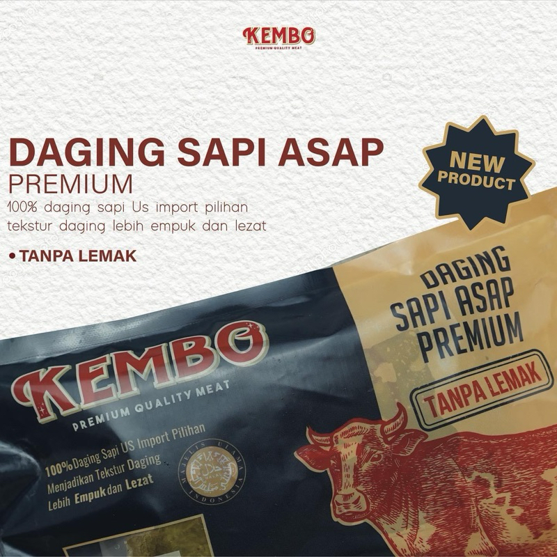 

Sei Sapi Tanpa Lemak / Daging Sapi Asap Tanpa Lemak 200gr & 500gr