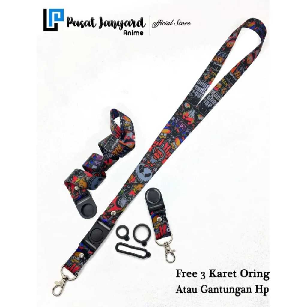 

Tali lanyard print sublim 2cm cetak 2 muka full printing bahan lembut Grade a full premium anti luntur ( warna kontras dan mengkilat)