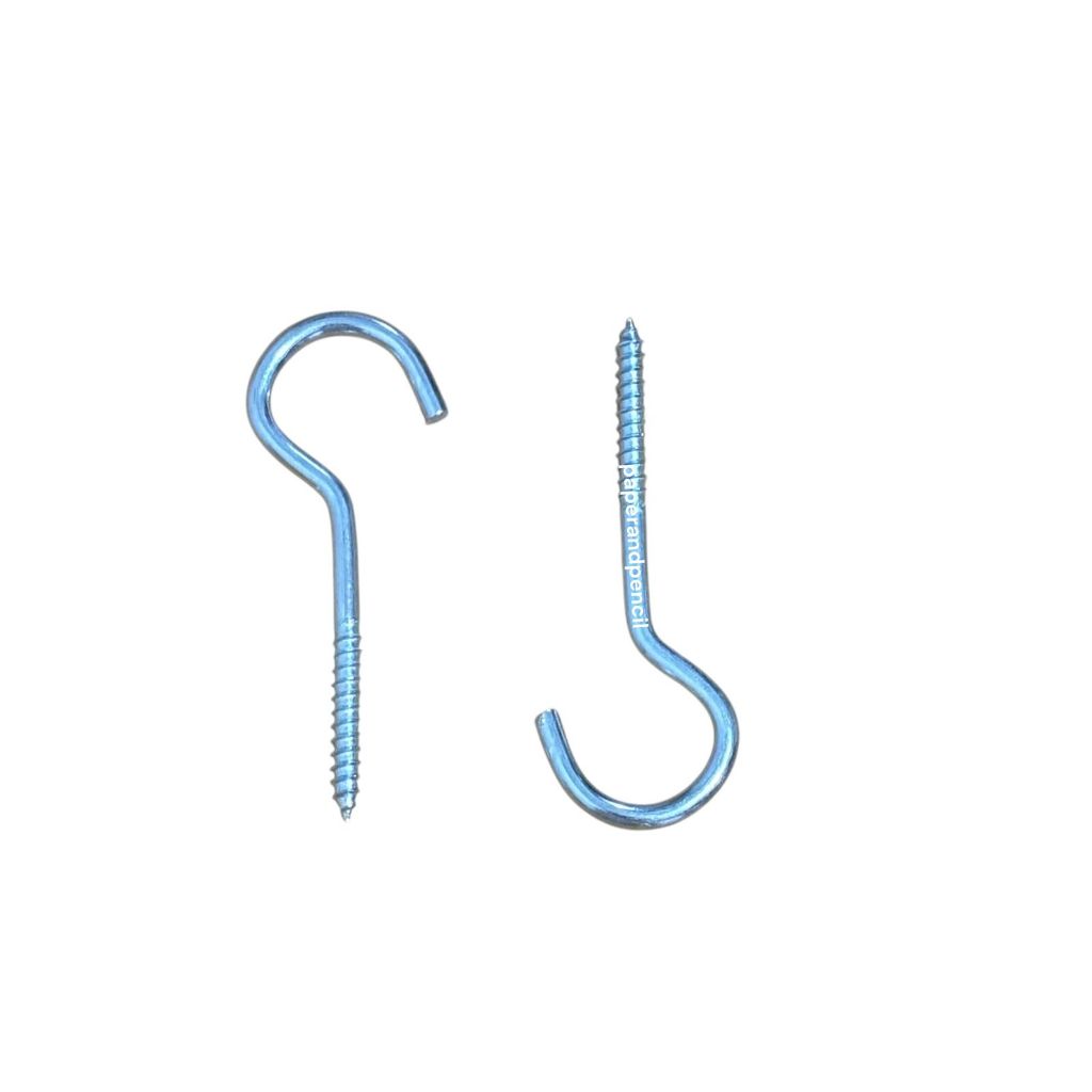 (PER 1 PCS) Sekrup Tanda Tanya NO 12 / Kapstok Tanda Tanya 8cm MURAH