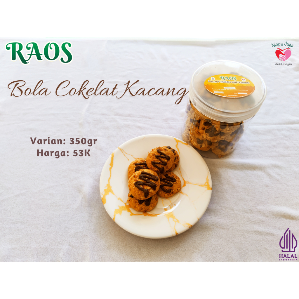 

Bola Kacang Cokelat | 350gr dan 500g