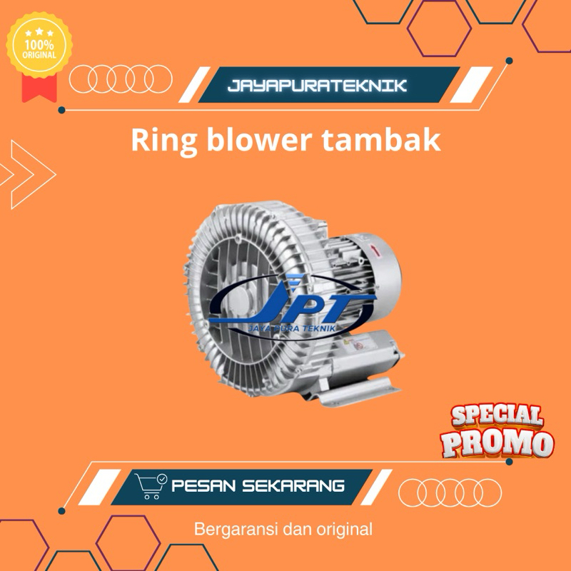 Ring Blower 1Hp 750W Blower tambak Blower ipal RB-750 1HP 380V