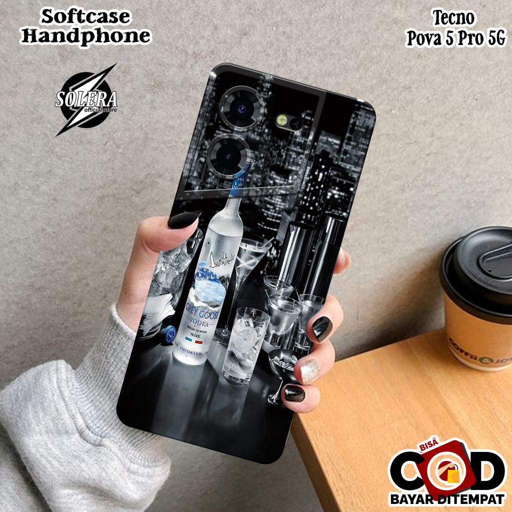Case Tecno Pova 5 Pro 5G Softcase Tecno Pova 5 Pro 5G Terbaru Fashion Case Minuman Silikon Pro Camer