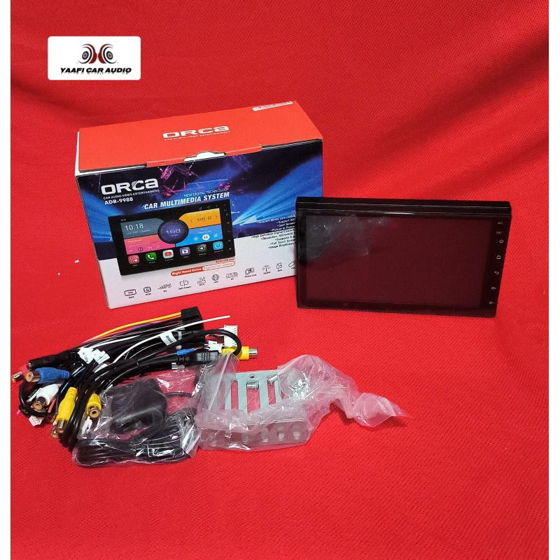 Orca ADR 9988 ukuran 7 inch - Head Unit Android Orca 2/32 GB Orca 7 inch Carplay Android Auto ECO Li
