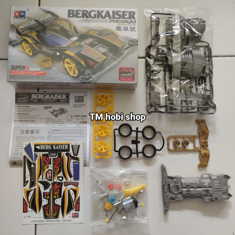 mini 4 WD DAXING rep Tamiya Super 2 chassis BERGKAISER