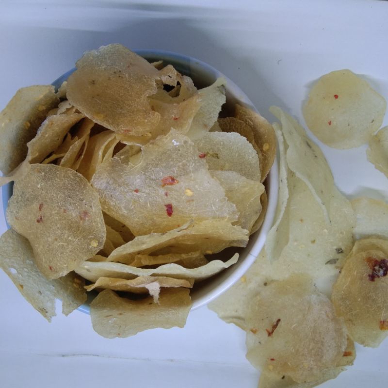 

krupuk singkong atau krupuk sermier rasa pedas berat 1kg