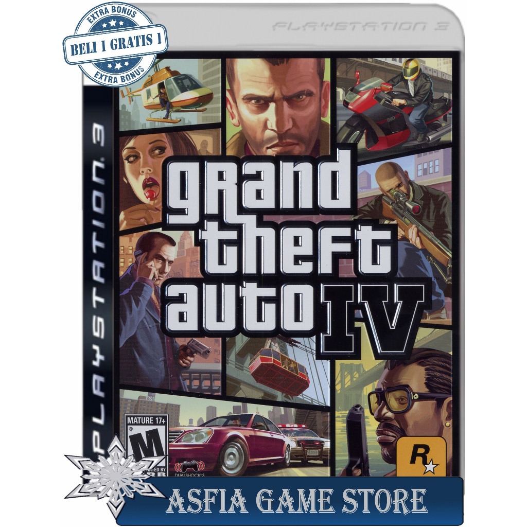 GTA IV DVD Kaset Game PS3 PKG CFW HEN MULTIMAN