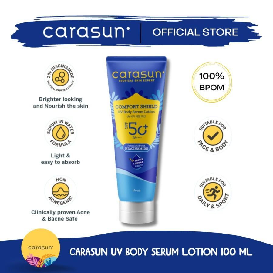 AB - Carasun Comfort Shield UV Body Serum Lotion SPF 50 PA+++ [100ml]/ Body Sunscreen yang Melembabk