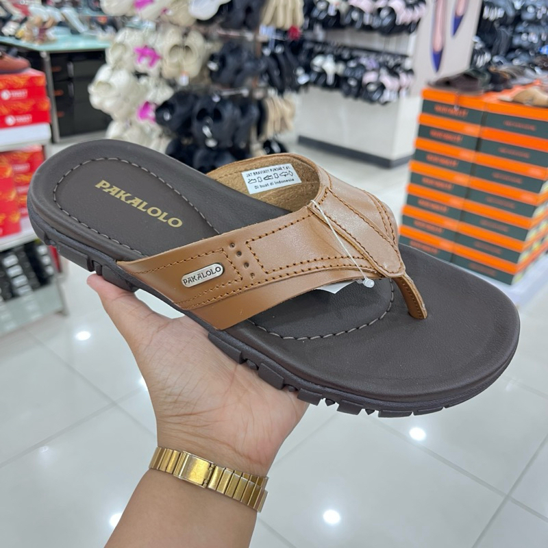 Sandal Kulit Pria Pakalolo | Sandal Japit Kulit Pakalolo super comfort